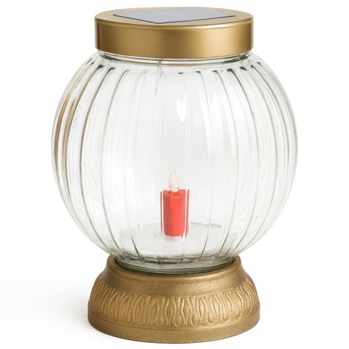 Candeeiro Solar em Vidro