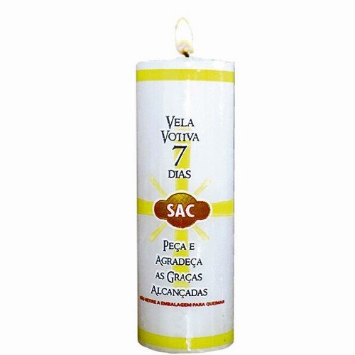 Vela Votiva 7Dias - Branco