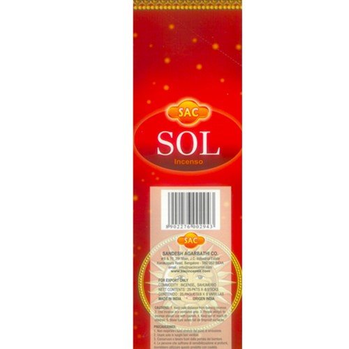 Incenso SAC em Vareta - Sol
