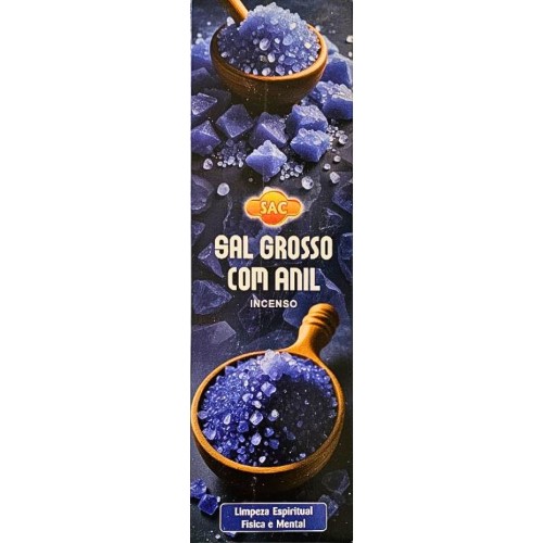 Incenso SAC em Vareta - Sal Grosso com Anil