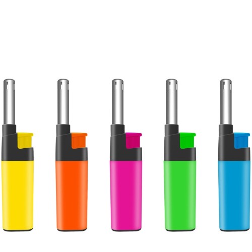 Isqueiro Pequeno Recarregável - Colorido