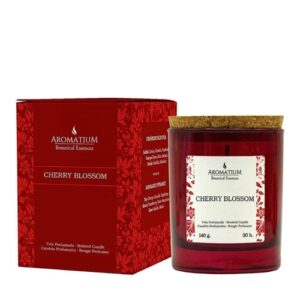 Vela Perfumada em Copo de Vidro 140g - Cherry Blossom
