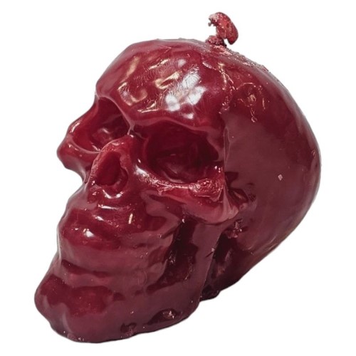 Vela Figura Caveira - Vermelho