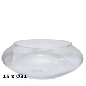 Bolacheira Grande em Vidro 30x12cm