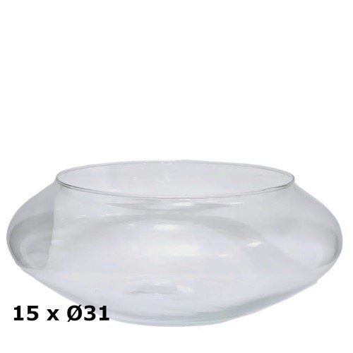 Bolacheira Grande em Vidro 30x12cm