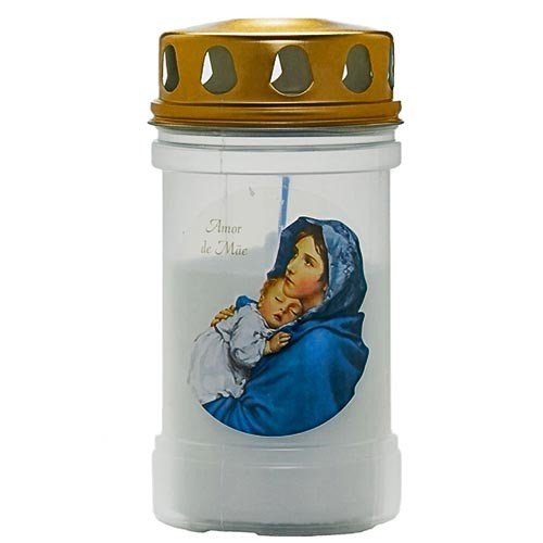 Círio Vela 30LL - Amor de Mãe com imagem de mãe e filho