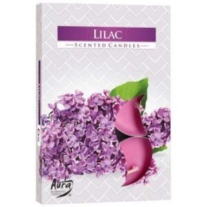 Pack de 6 Velas Tealight Perfumadas Lilás