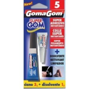 Gomagom Nº5 Super Cola 3g e Dissolvente 1g embalagem
