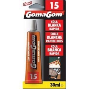 Gomagom Nº15 Cola Branca Rápida 30ml em embalagem