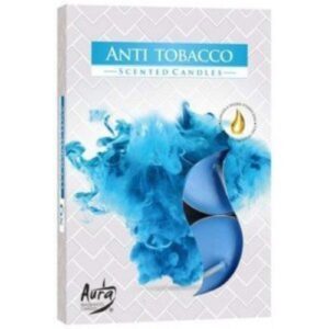 Pack de 6 Velas Tealight Perfumadas Antitabaco