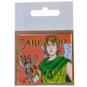 Amuleto em Metal do Arcanjo Rafael
