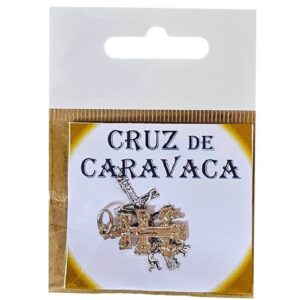 Amuleto em Metal Cruz de Caravaca