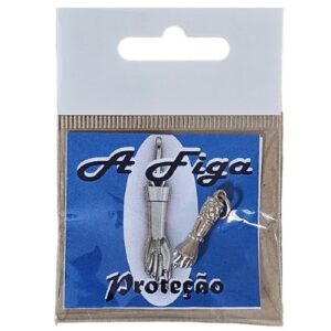 Amuleto Figa em Metal para proteção e sorte