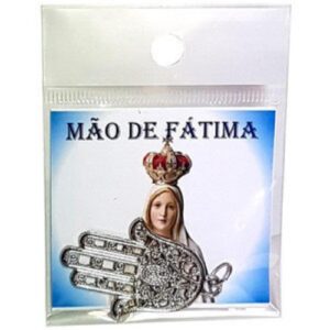 Amuleto em Metal Mão de Fátima