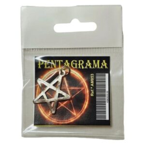Amuleto em Metal com design de Pentagrama