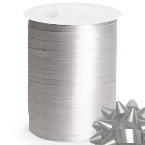 Rolo de Fita Prateada 10mm x 250m para Laços