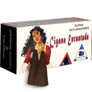 Defumador Cone Cigana Encantada disponível na Casa da Cera