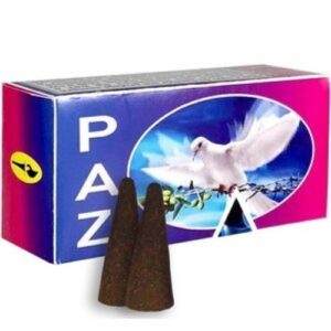 Defumador Cone Paz com caixa ilustrada