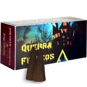 Defumador Cone Quebra Feitiços em embalagem mística