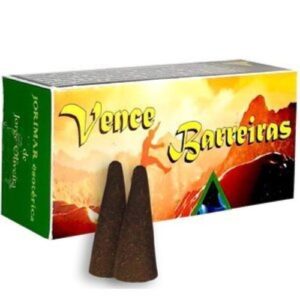 Defumador Cone Vence Barreiras em embalagem colorida