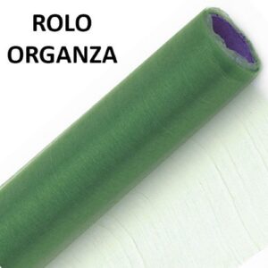 Rolo de Organza Verde Escuro 70cm x 10m