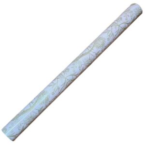 Rolo de Papel Decorado Abby 80cm x 25m na cor salmão