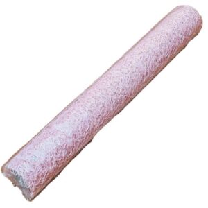Rolo de rede decorativa rosa claro 50cm x 4,5m