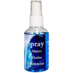 Frasco de Essência Spray 7 Mares com design místico