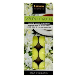 Pack de 10 Velas Tealight Perfumadas com aroma a Jasmim