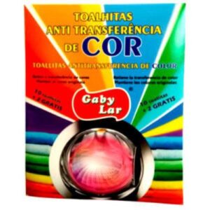 Toalhitas Anti Transferência de Cor - embalagem de 12 unidades