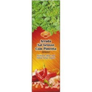 Incenso SAC Arruda e Sal Grosso com Pimenta