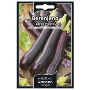 Pacote de Sementes de Beringela Longa Negra
