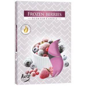 Velas Tealight Perfumadas Bagas Congeladas - Pack de 6