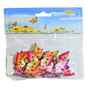 Adesivo decorativo de pássaro para arranjos florais