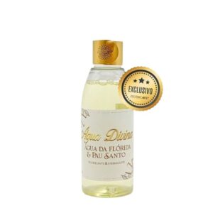 Frasco de Água Divina 150ml com Água da Flórida e Pau Santo