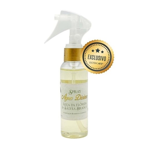 Água Divina Spray 100ml com Água da Flórida e Sálvia Branca