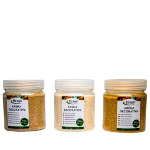 Areia Decorativa 1-2mm 300g em Creme e Castanho