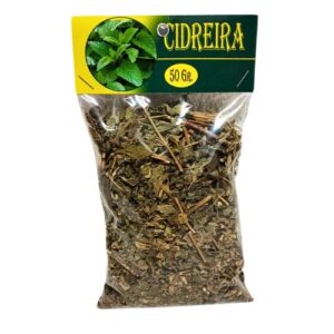 Pacote de 50g de plantas secas de cidreira