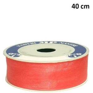 Rolo de Fita de Organza 40mm x 50m em cor Salmão