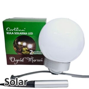 Candeeiro Solar 2 em 1 para Jardim de 14cm