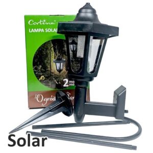 Candeeiro Solar 2 em 1 para Jardim com design hexagonal