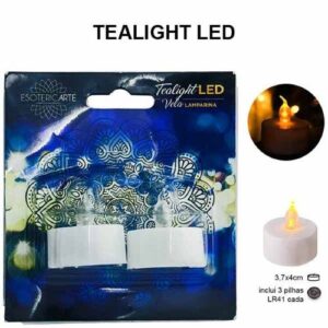 Pack de 2 Velas Elétricas Tealight com Pilhas