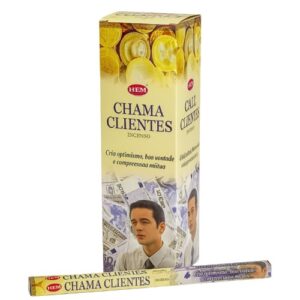 Incenso HEM Chama Clientes em vareta
