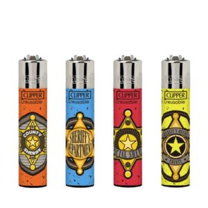 Isqueiro Clipper Recarregável Cowboy Life 2 com design temático