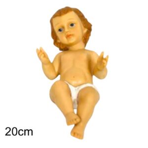 Figura Menino Jesus 20cm disponível na Casa da Cera