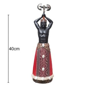 Figura decorativa de Orixá Camasi Xangó com 40cm
