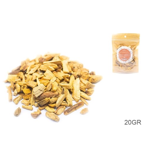 Flocos de Pau Santo 20g para purificação e bem-estar