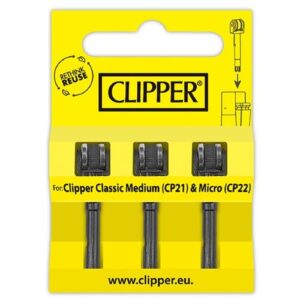 Pack de 3 pedras para isqueiro Clipper CP21/CP22