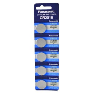Pack de 5 Pilhas de Lítio Panasonic CR2016 3V