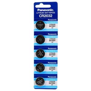 Pack de 5 Pilhas de Lítio Panasonic CR2032 3V